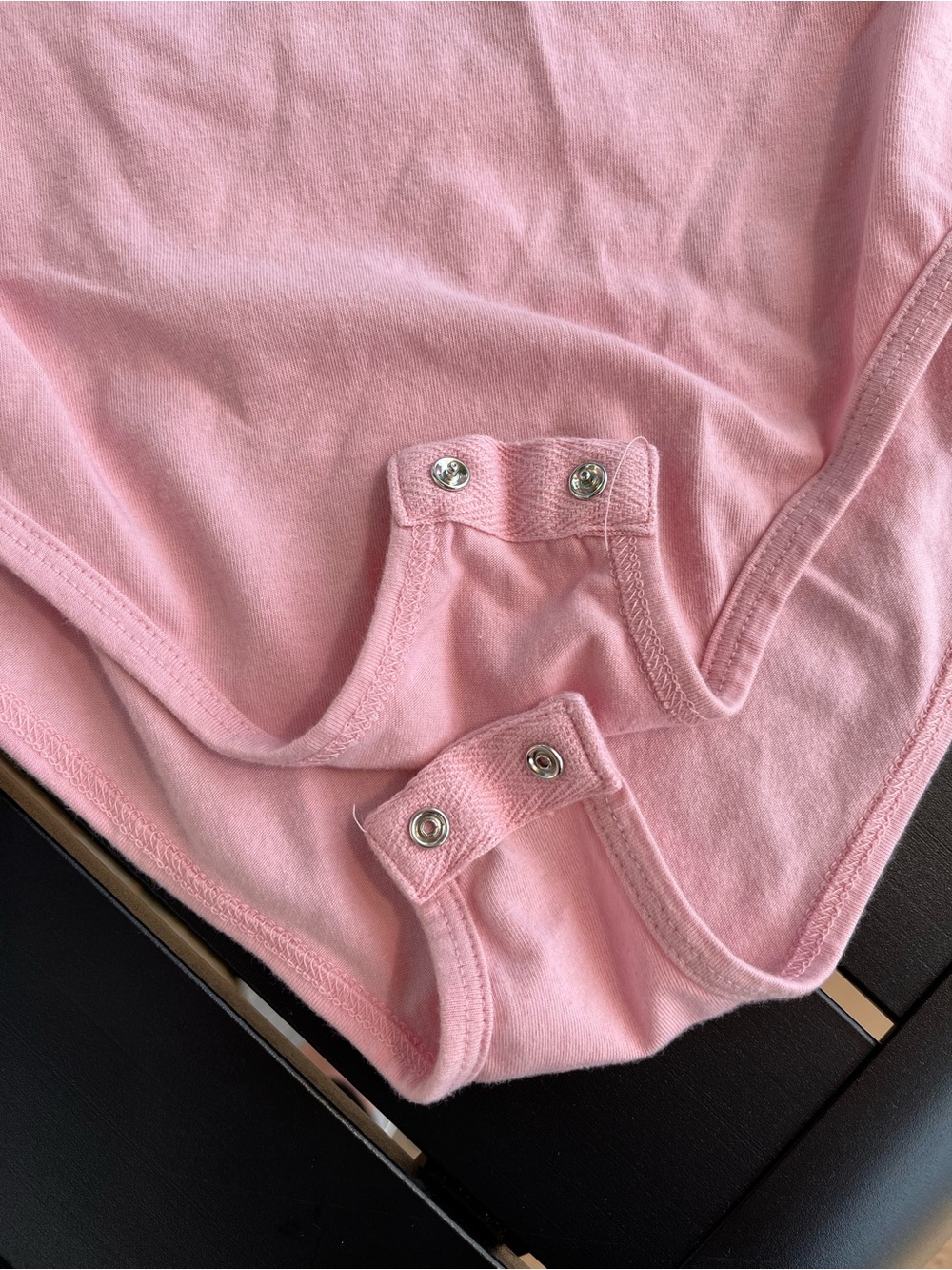 Zenana Outfitters Pink Racerback Bodysuit - Picture 3 of 4